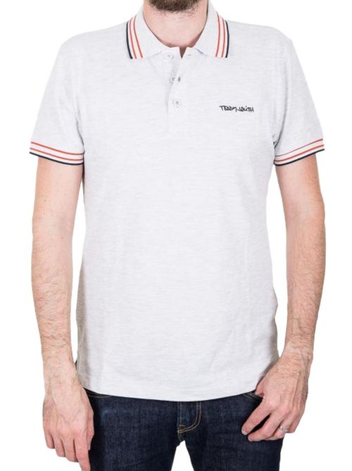 Teddy Smith Pasian Heren Polo Grijs 11306339D - Kiabi