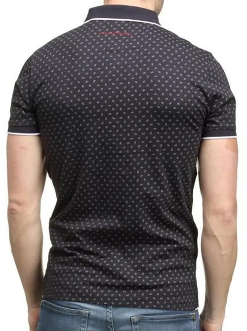 Teddy smith pasy 2 heren polo marine met patroon - Kiabi