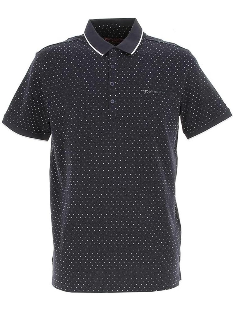 Teddy Smith Pasy 2 Herenpolo Marine/Kaki Marineblauw - Kiabi