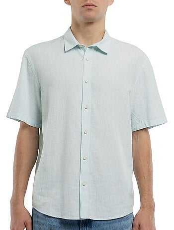 Teddy smith pietro beige herenoverhemd