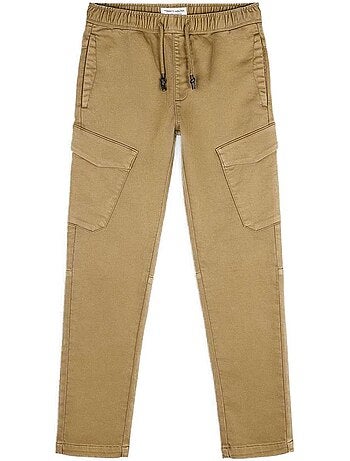 Teddy smith piky beige cargo broek voor jongens