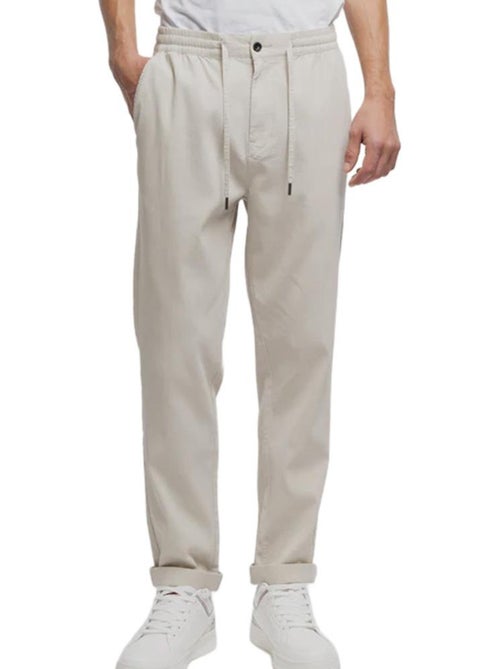 Teddy Smith Pywan 17 Slim Fit Beige Herenpantalon - Kiabi