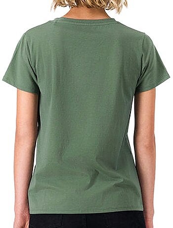 Teddy smith ribelle marineblauw geribbeld t-shirt voor dames