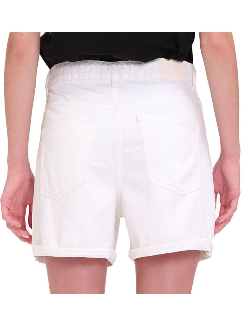 Teddy Smith Roller Dames Short Wit Wit - Kiabi