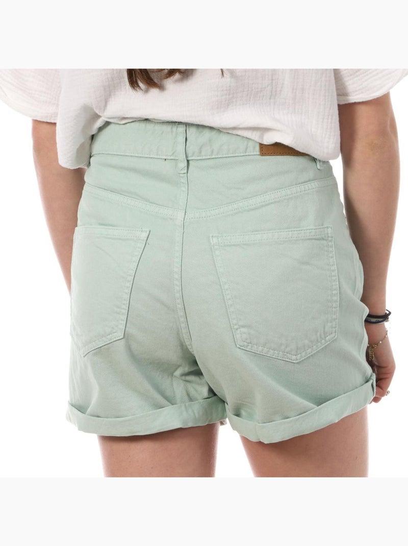 Teddy Smith Roller Korte Broek voor Dames Groen - Kiabi