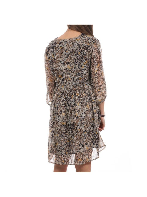 Teddy Smith Romana Jurk Ecru/Marine Dames - Kiabi Teddy Smith Romana Jurk Ecru/Marine Dames - Kiabi