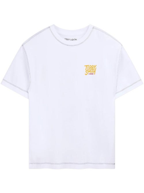 Teddy smith sam wit t-shirt voor jongens - Kiabi Teddy smith sam wit t-shirt voor jongens - Kiabi