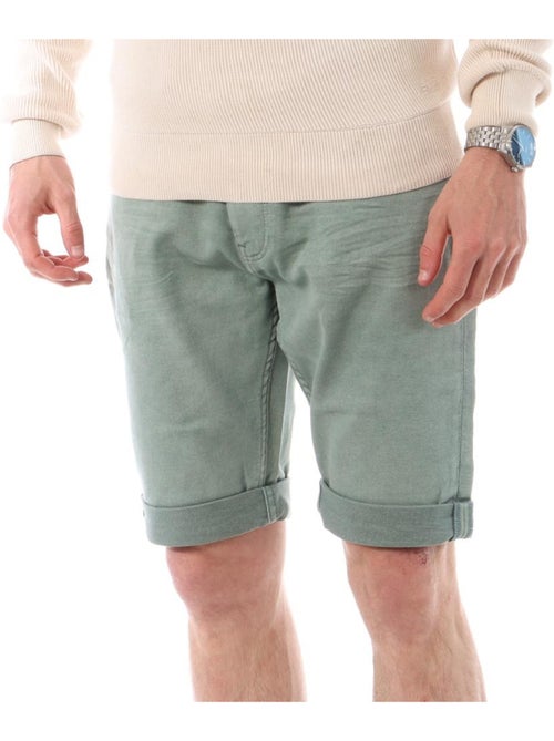 Teddy Smith Scotty 3 Bermudashort voor Heren - Blauw/Groen - Kiabi Teddy Smith Scotty 3 Bermudashort voor Heren - Blauw/Groen - Kiabi