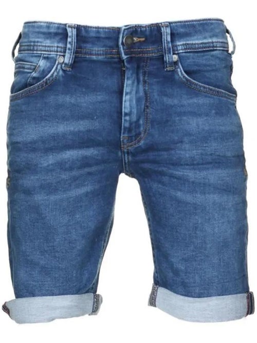 Teddy Smith Scotty Jongens Short Jeans Donkerblauw - Kiabi Teddy Smith Scotty Jongens Short Jeans Donkerblauw - Kiabi