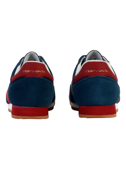 Teddy Smith Serraje Sneakers Marine/Rood voor Heren - Kiabi Teddy Smith Serraje Sneakers Marine/Rood voor Heren - Kiabi