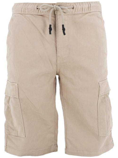 Teddy Smith Sikers Cargo Korte Beige Broek voor Heren - Kiabi Teddy Smith Sikers Cargo Korte Beige Broek voor Heren - Kiabi