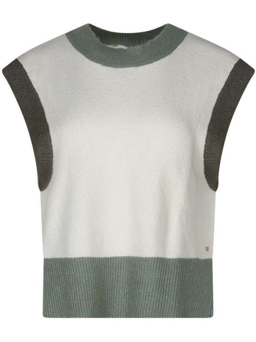 Teddy Smith Silvia Dames Trui Wit/Groen - Kiabi Teddy Smith Silvia Dames Trui Wit/Groen - Kiabi