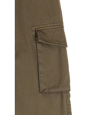 Teddy smith sky kakikleurige cargo broek voor dames