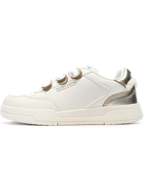 Teddy Smith Sra C Ecru/Gouden Dames Sneakers - Kiabi Teddy Smith Sra C Ecru/Gouden Dames Sneakers - Kiabi