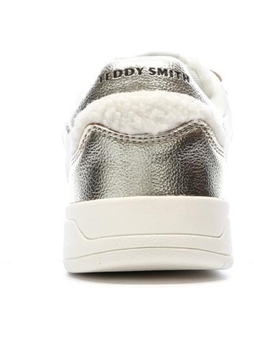 Teddy Smith Sra C Ecru/Gouden Dames Sneakers - Kiabi Teddy Smith Sra C Ecru/Gouden Dames Sneakers - Kiabi