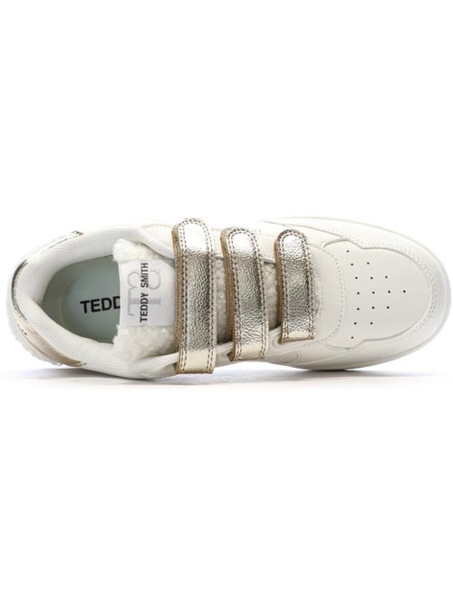 Teddy Smith Sra C Ecru/Gouden Dames Sneakers - Kiabi Teddy Smith Sra C Ecru/Gouden Dames Sneakers - Kiabi
