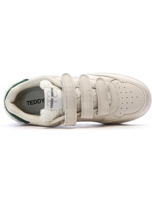 Teddy Smith Sra C Ecru/Groene Dames Sneakers - Kiabi Teddy Smith Sra C Ecru/Groene Dames Sneakers - Kiabi