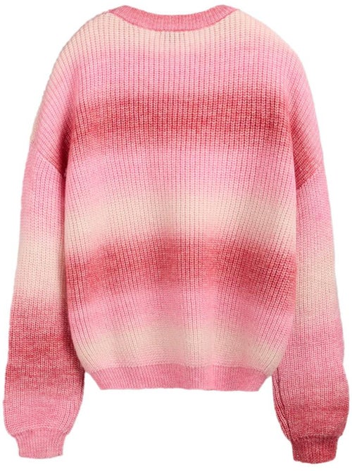 Teddy Smith Stripy Roze Dames Trui - Kiabi Teddy Smith Stripy Roze Dames Trui - Kiabi