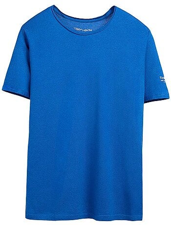 Teddy smith t-geo lichtblauw t-shirt voor heren