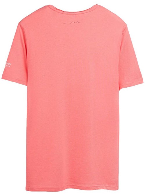 Teddy Smith T-geo Heren T-shirt Roze - Kiabi Teddy Smith T-geo Heren T-shirt Roze - Kiabi