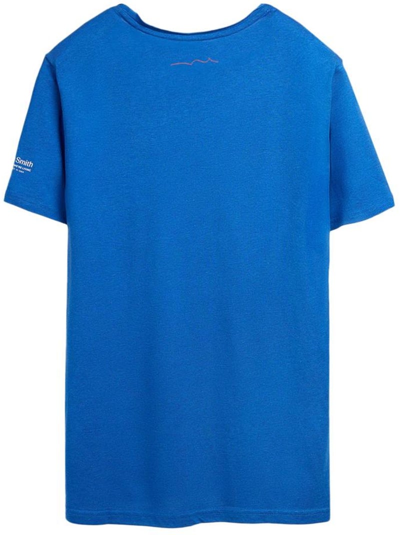 Teddy smith t-geo lichtblauw t-shirt voor heren Blauw - Kiabi