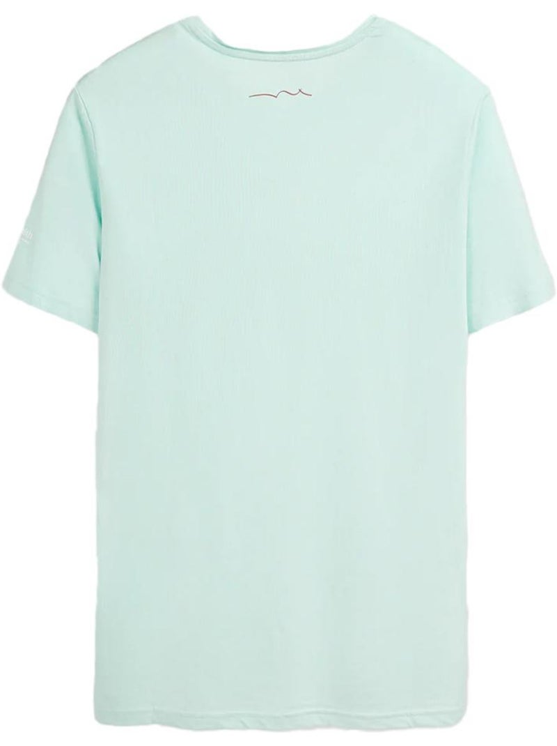 Teddy Smith T-geo Mintgroen T-shirt voor Heren Watergroen - Kiabi