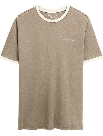 Teddy smith t-shirt voor heren roze - maat 2