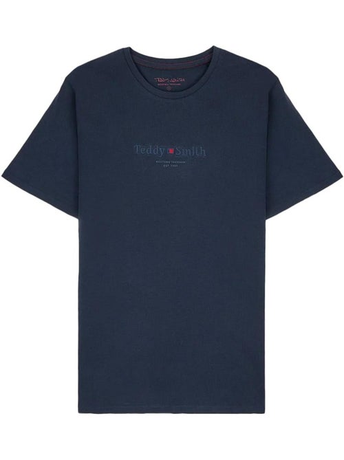 Teddy smith t-shirt voor heren - marineblauw - Kiabi