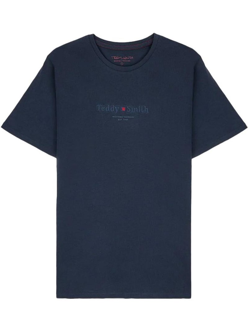 Teddy smith t-shirt voor heren - marineblauw Marineblauw - Kiabi