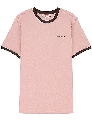 Teddy smith t-shirt voor heren roze - maat 2