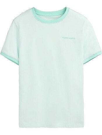 Teddy smith t-shirt voor jongens, mintgroen