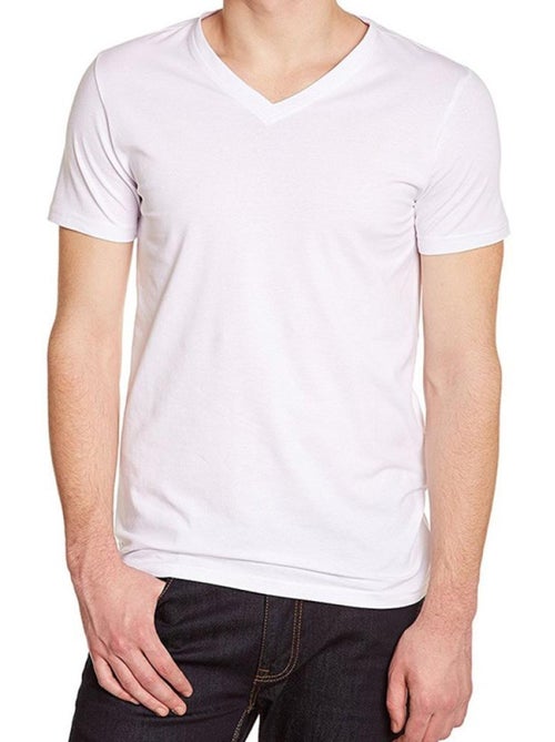 Teddy Smith Tawax Wit T-shirt voor Heren - Kiabi