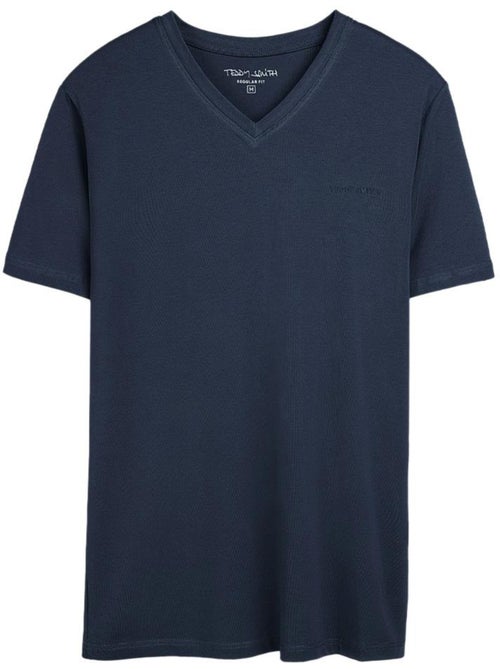 Teddy Smith Tawax2 Marineblauw T-shirt voor Heren - Kiabi Teddy Smith Tawax2 Marineblauw T-shirt voor Heren - Kiabi