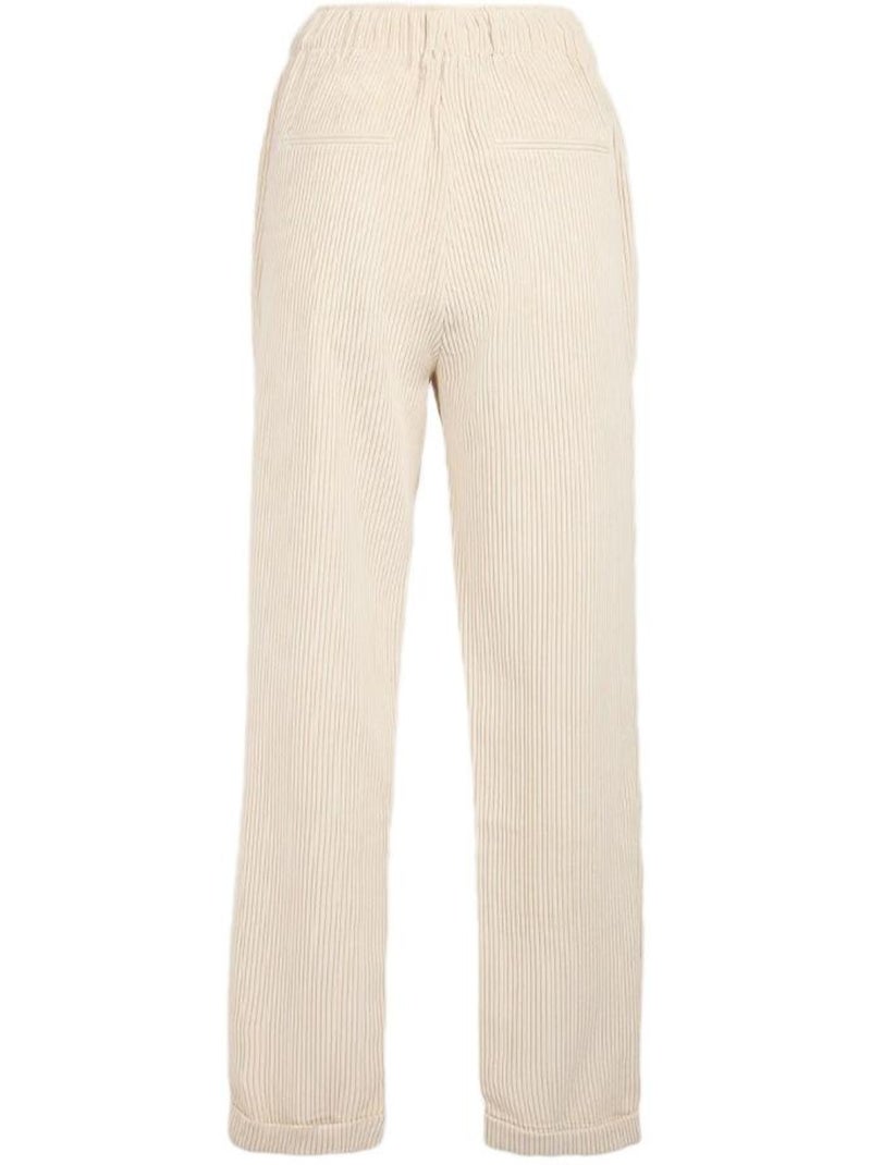 Teddy smith teddy middle beige corduroy damespantalon Beige - Kiabi