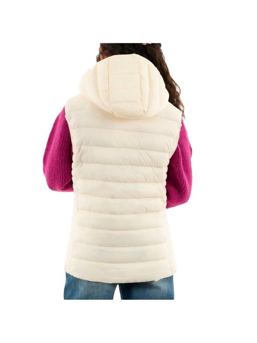 Teddy Smith Terry Mouwloze Bodywarmer Ecru voor Meisjes - Kiabi Teddy Smith Terry Mouwloze Bodywarmer Ecru voor Meisjes - Kiabi