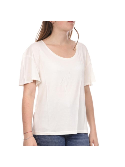 Teddy Smith Tifani Wit Dames T-shirt - Kiabi Teddy Smith Tifani Wit Dames T-shirt - Kiabi