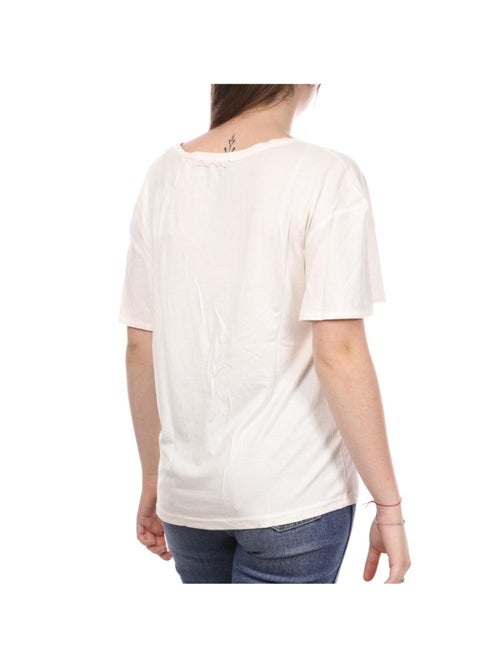 Teddy Smith Tifani Wit Dames T-shirt - Kiabi Teddy Smith Tifani Wit Dames T-shirt - Kiabi