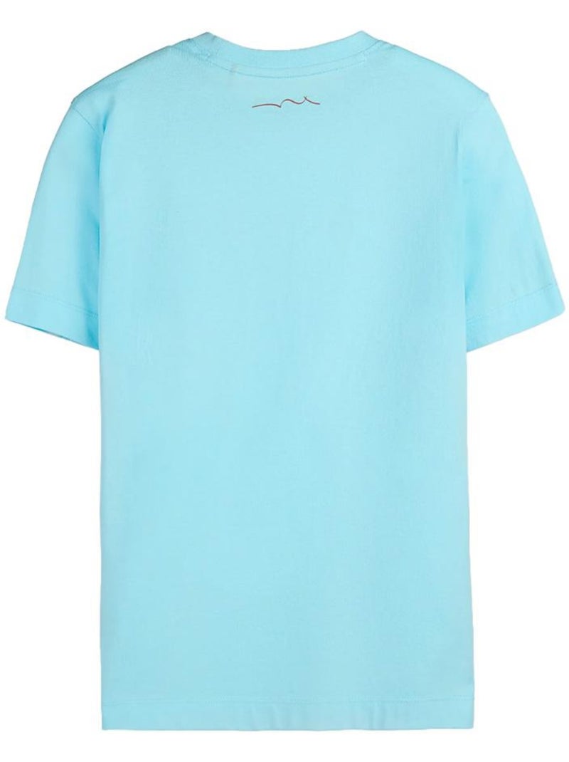 Teddy smith tim t-shirt voor jongens - blauw Blauw - Kiabi