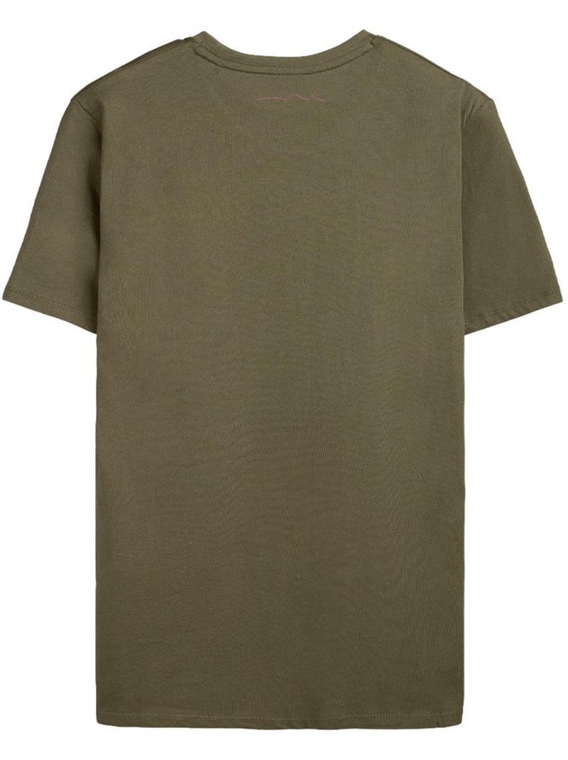 Teddy smith total 1 kaki t-shirt voor heren Licht kakigroen - Kiabi