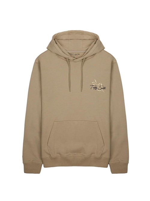 Teddy Smith Wanes Beige Hoodie voor Heren - Kiabi Teddy Smith Wanes Beige Hoodie voor Heren - Kiabi