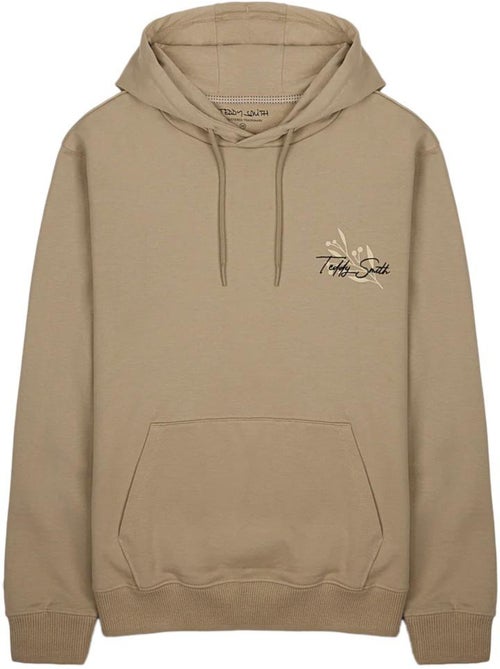 Teddy Smith Wanes Beige Hoodie voor Heren - Kiabi Teddy Smith Wanes Beige Hoodie voor Heren - Kiabi
