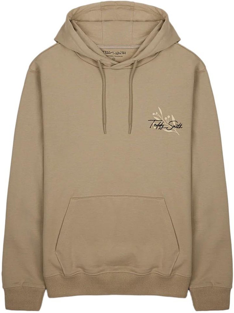 Teddy Smith Wanes Beige Hoodie voor Heren Beige - Kiabi