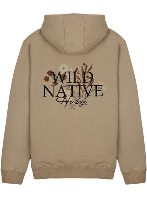 Teddy Smith Wanes Beige Hoodie voor Heren - Kiabi Teddy Smith Wanes Beige Hoodie voor Heren - Kiabi
