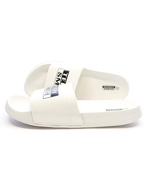Teddy smith witte heren slippers - Kiabi Teddy smith witte heren slippers - Kiabi