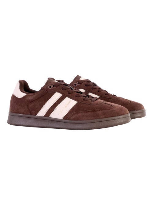 Teddy Smith Witte Suède Heren Sneakers - Kiabi Teddy Smith Witte Suède Heren Sneakers - Kiabi