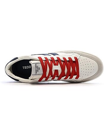 Teddy smith zapato heren sneakers wit/marine