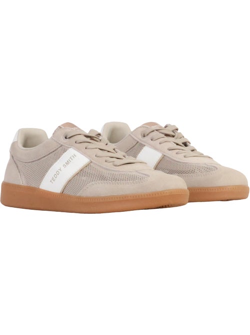 Teddy Smith Z.Serr Beige Heren Sneakers - Kiabi Teddy Smith Z.Serr Beige Heren Sneakers - Kiabi