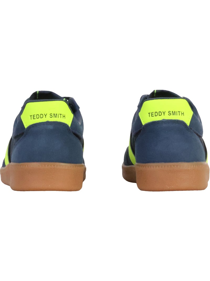 Teddy Smith Z.Serr Heren Sneakers Marine/Geel Marineblauw - Kiabi