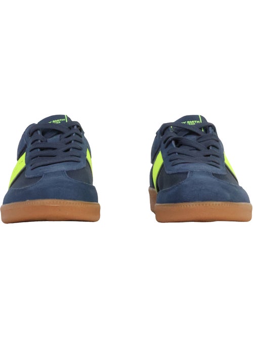Teddy Smith Z.Serr Heren Sneakers Marine/Geel - Kiabi Teddy Smith Z.Serr Heren Sneakers Marine/Geel - Kiabi