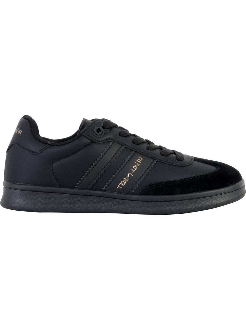 Teddy Smith Zwarte Dames Sneakers van PU Zwart - Kiabi